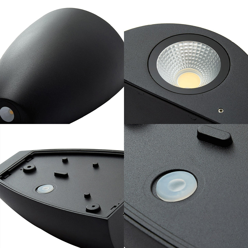 Sleek Metal LED Wall Sconce Light