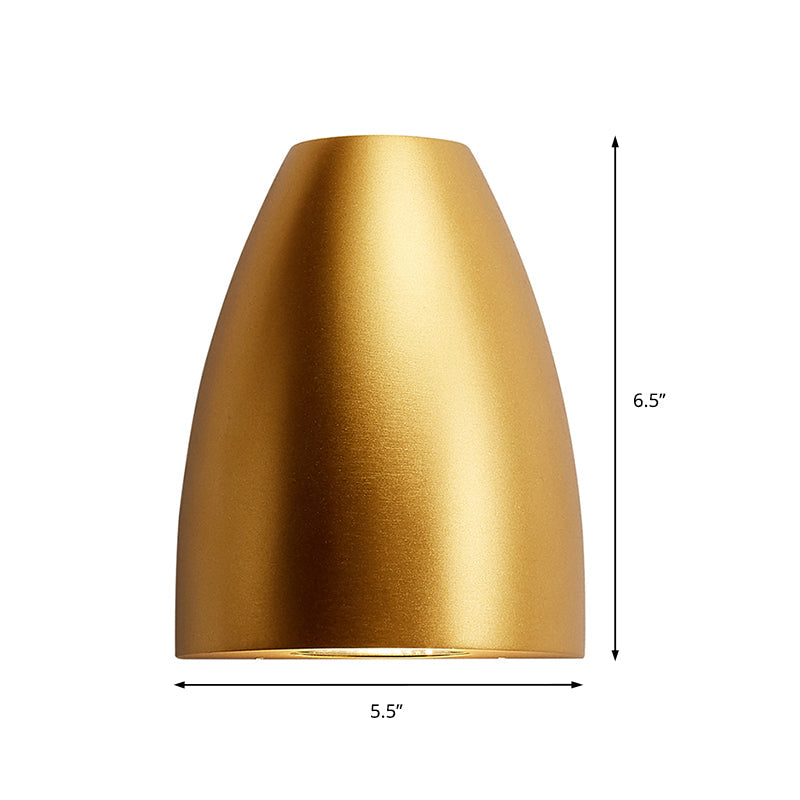Sleek Metal LED Wall Sconce Light