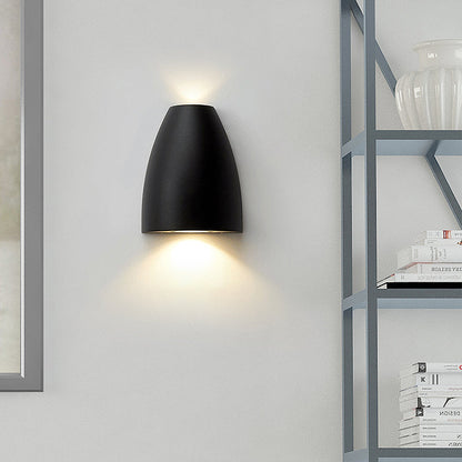 Sleek Metal LED Wall Sconce Light
