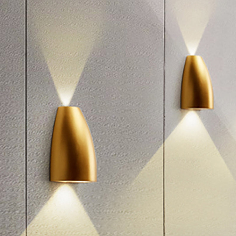Sleek Metal LED Wall Sconce Light