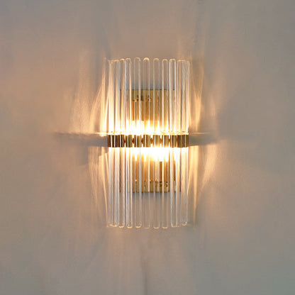 Luxury Gold 2 Arm Crystal Wall Lamp