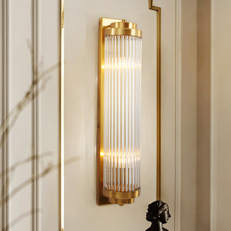 Luxury Gold 2 Arm Crystal Wall Lamp