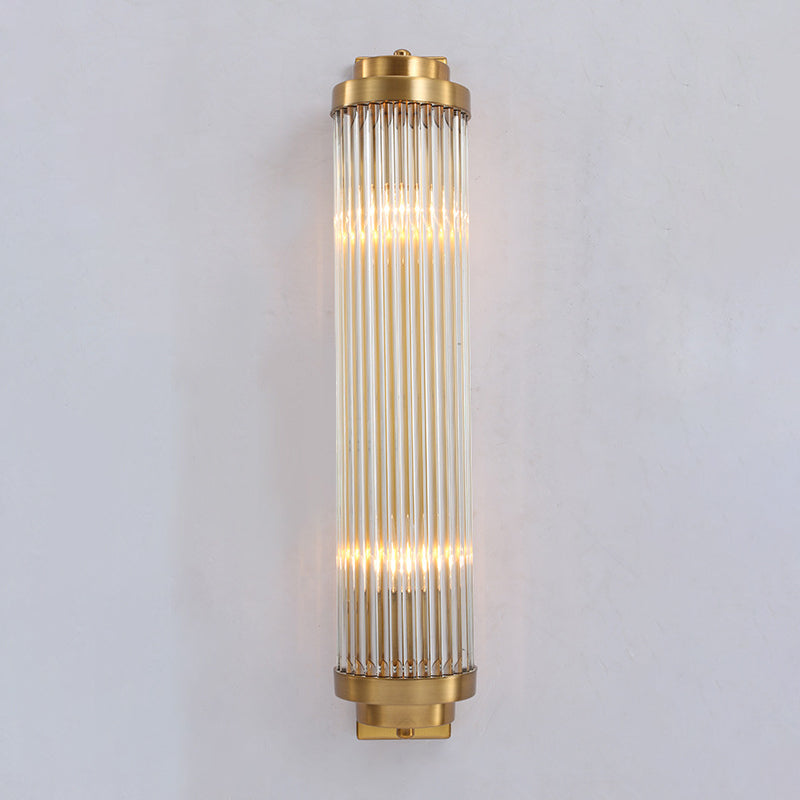 Luxury Gold 2 Arm Crystal Wall Lamp