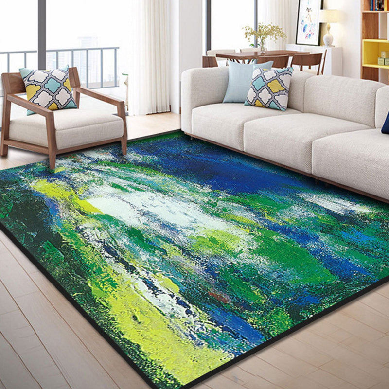 Colorful Modern Non-Slip Living Room Rug