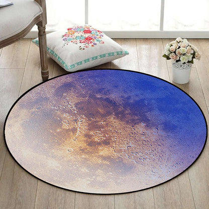 Colorful Space Theme Kids Rug Soft Non-Slip Carpet