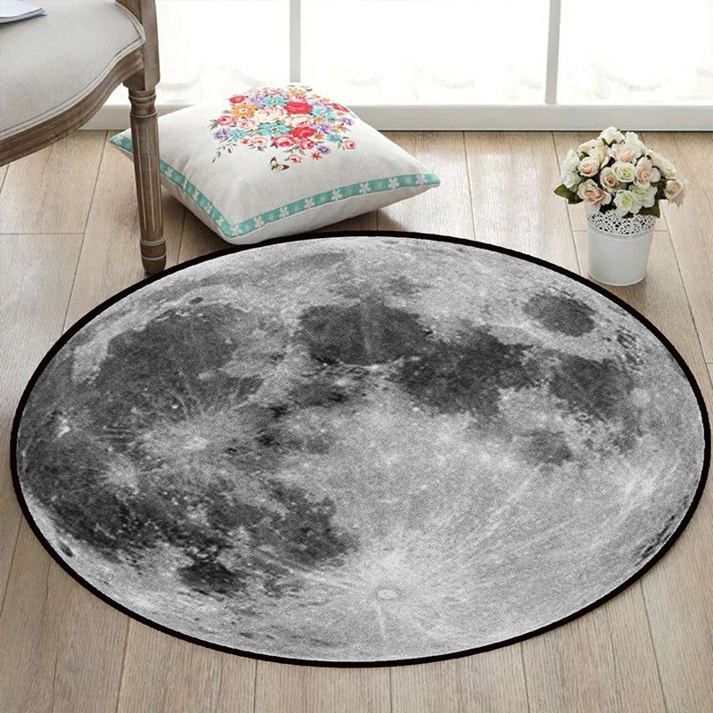 Colorful Space Theme Kids Rug Soft Non-Slip Carpet