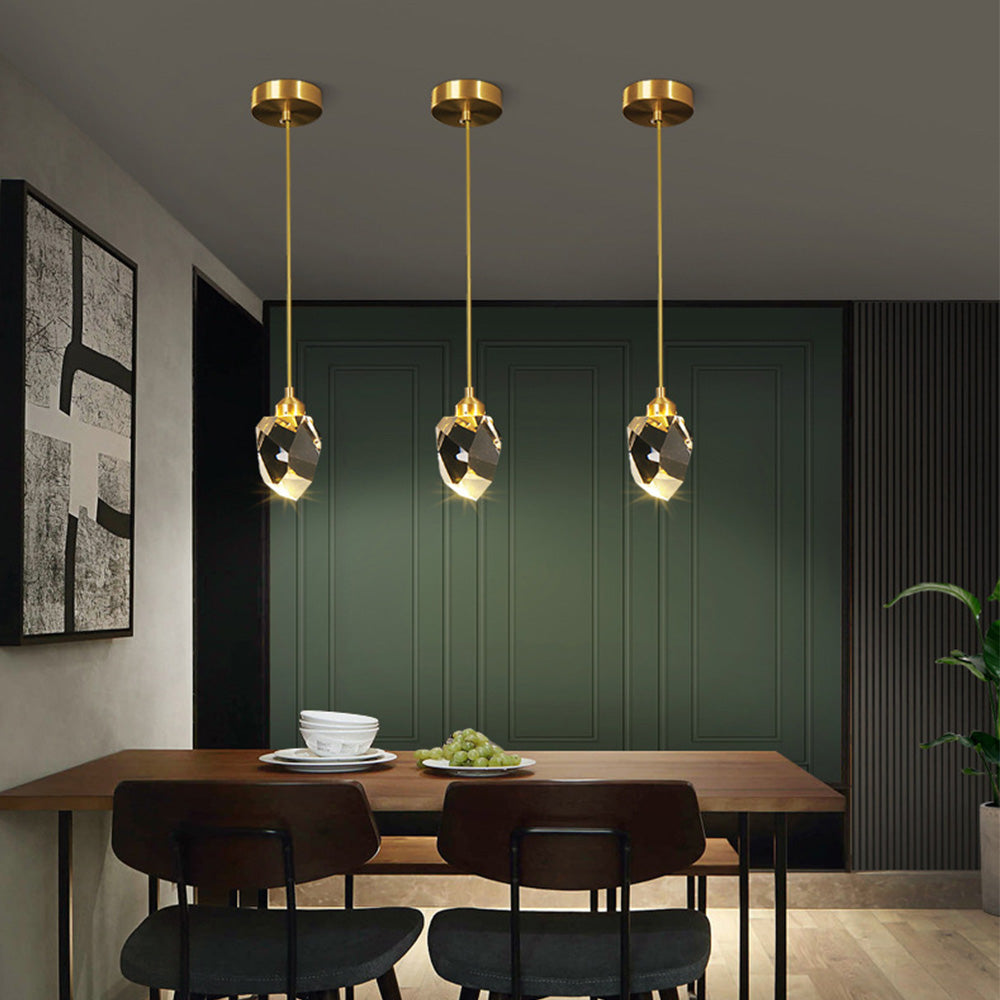 Luxurious Crystal Drop Ceiling Light Fixture