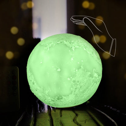 Compact Portable 3D Moon LED Desk Lamp