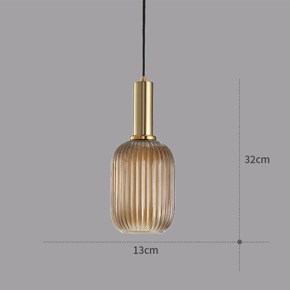 Classic Colorful Glass Pendant Light Fixture