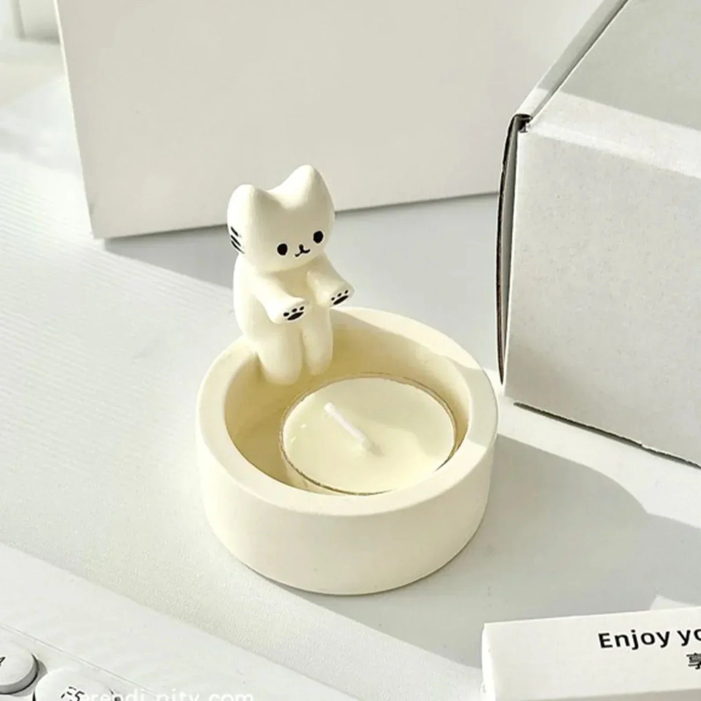 Adorable Kitty Tea Light Holders