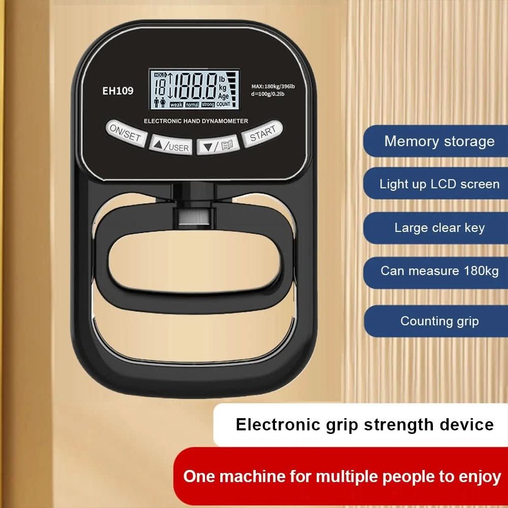 Accurate Portable Grip Strength Tester Up to 120kg