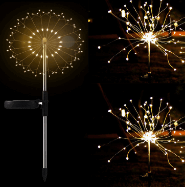 Outdoor Solar String Lights Copper Wire Fairy Lights