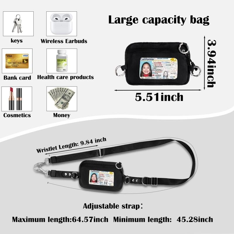 Detachable Phone Crossbody Strap with Card Holder
