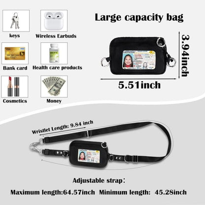 Detachable Phone Crossbody Strap with Card Holder