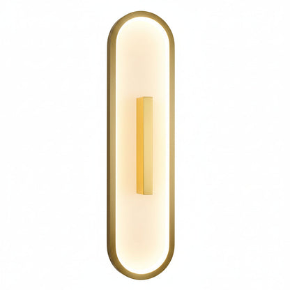 Contemporary LED Wall Light – Sleek Oval Design