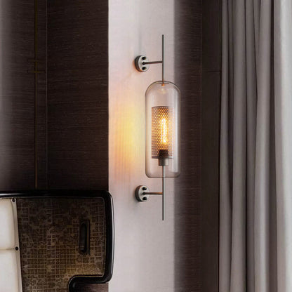 Simple Glass Modern Wall Light Fixture