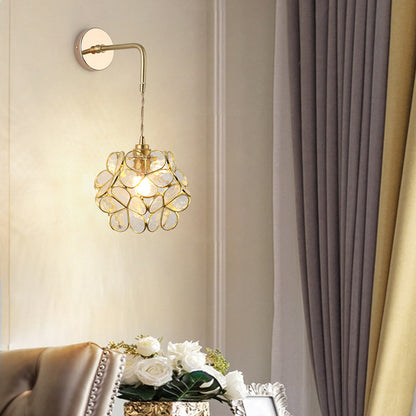 Classic Gold Single Light Wall Sconce Lamp