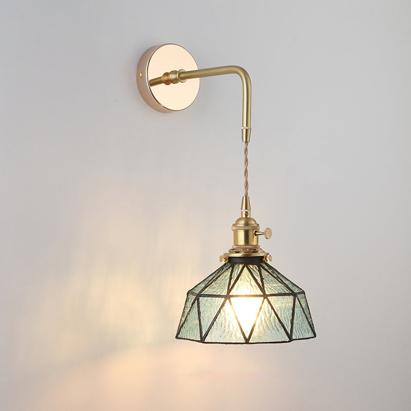 Classic Gold Single Light Wall Sconce Lamp