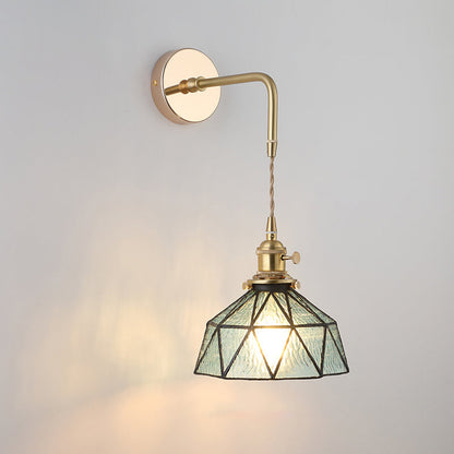 Classic Gold Single Light Wall Sconce Lamp