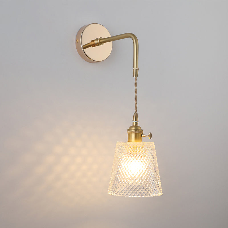 Classic Gold Single Light Wall Sconce Lamp