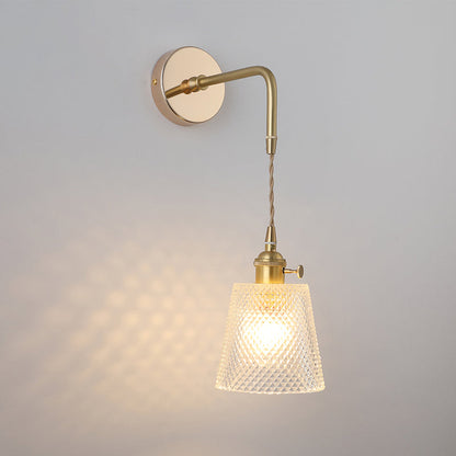 Classic Gold Single Light Wall Sconce Lamp