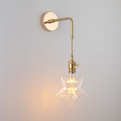 Classic Gold Single Light Wall Sconce Lamp