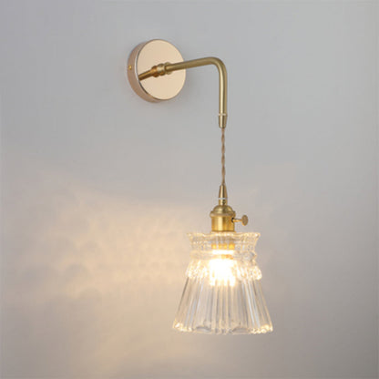 Classic Gold Single Light Wall Sconce Lamp