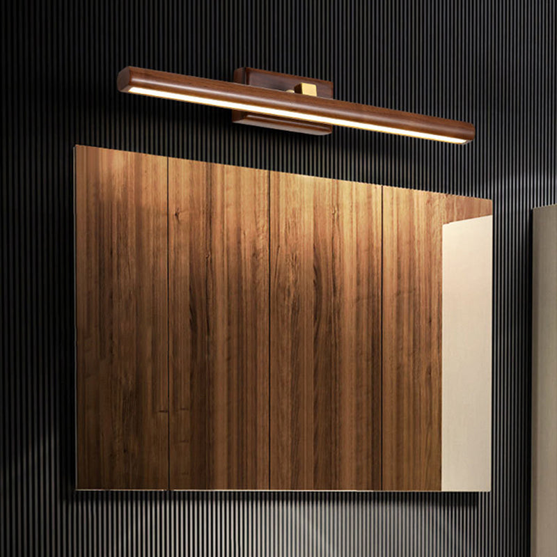 Modern Wooden LED Bathroom Wall Light Fixtures