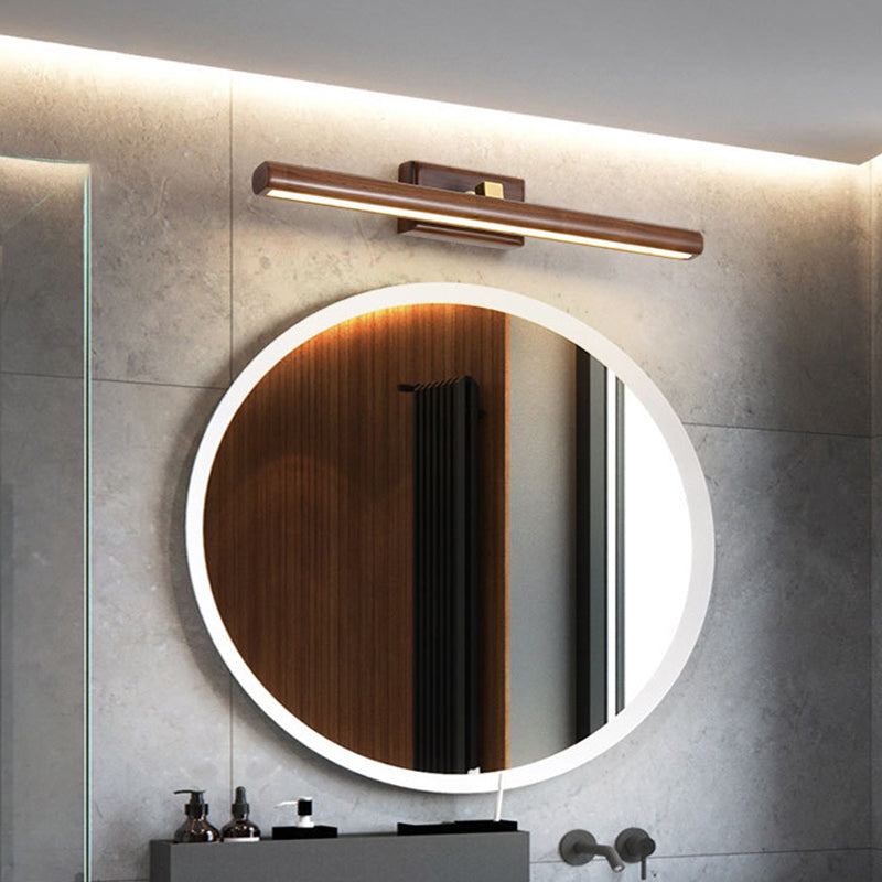 Modern Wooden LED Bathroom Wall Light Fixtures
