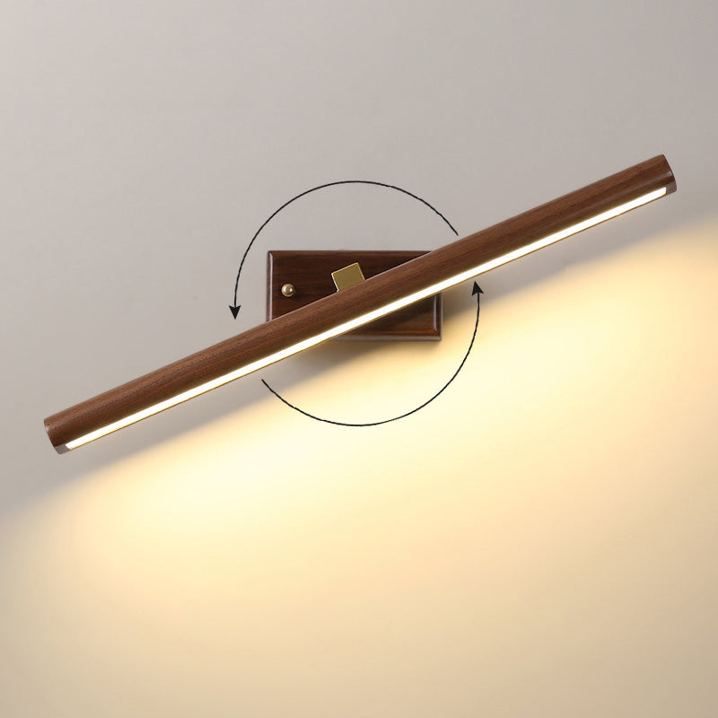 Modern Wooden LED Bathroom Wall Light Fixtures