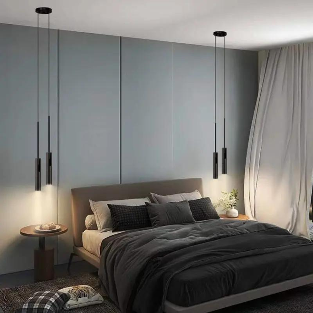 Stylish LED Hanging Lamp for Modern Bedrooms - Cofik