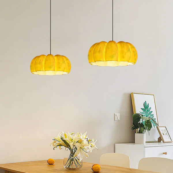 Natural Resin Gourd Hanging Lamp