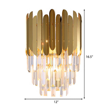 Luxury Gold Crystal Sconce Lamp