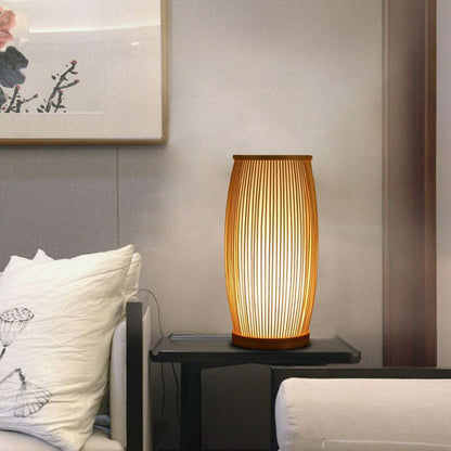 Natural Bamboo Modern Table Light - Cofik