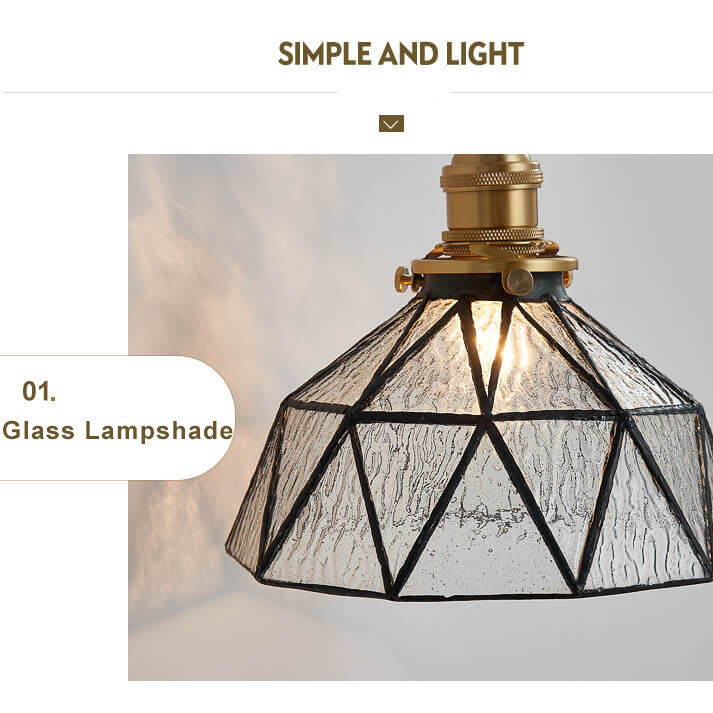 Calming Blue Glass Wall Light with Ripple Effect