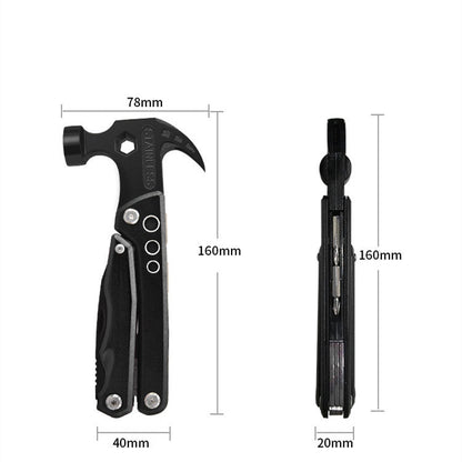 Handy Pliers With Built-In Hammer Tool