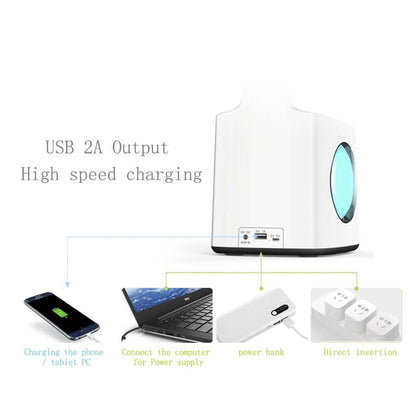 Colorful LED Kids Desk Lamp with USB Charger & Nightlight