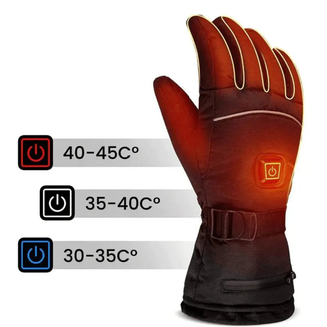 Warm Electric Gloves with Adjustable Heat Control