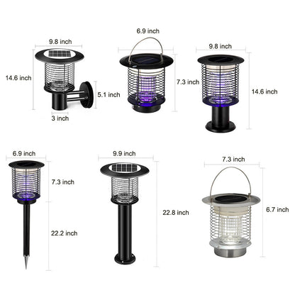 Outdoor Solar Powered Mosquito Killer Lamp