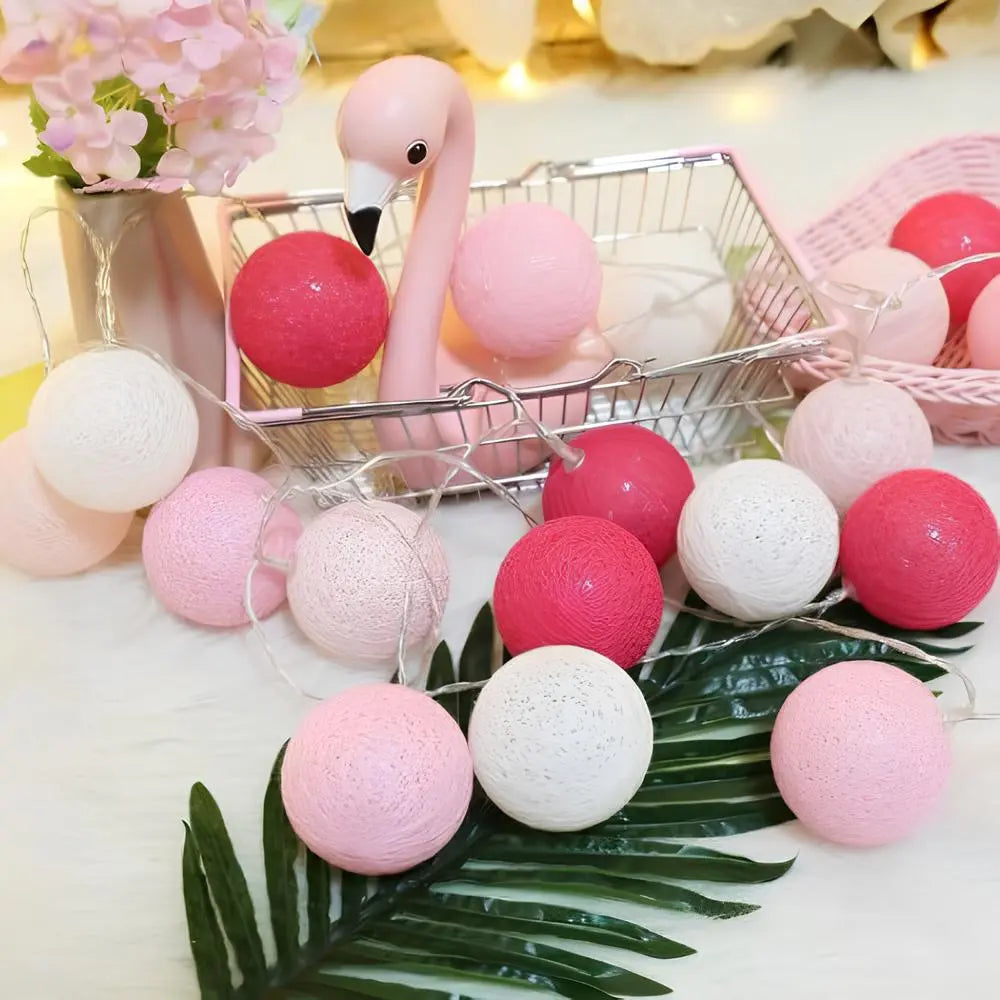 Fluffy White Decorative String