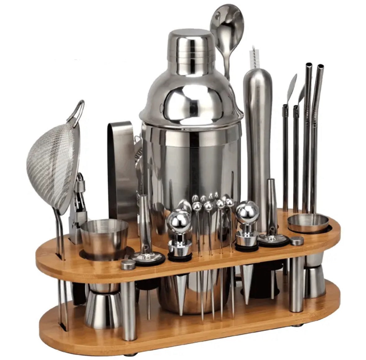 Premium 23-Piece Home Bar Cocktail Set