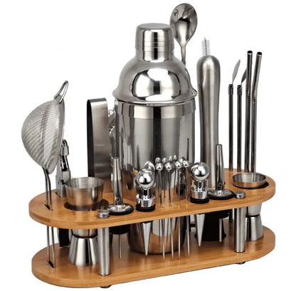 Premium 23-Piece Home Bar Cocktail Set