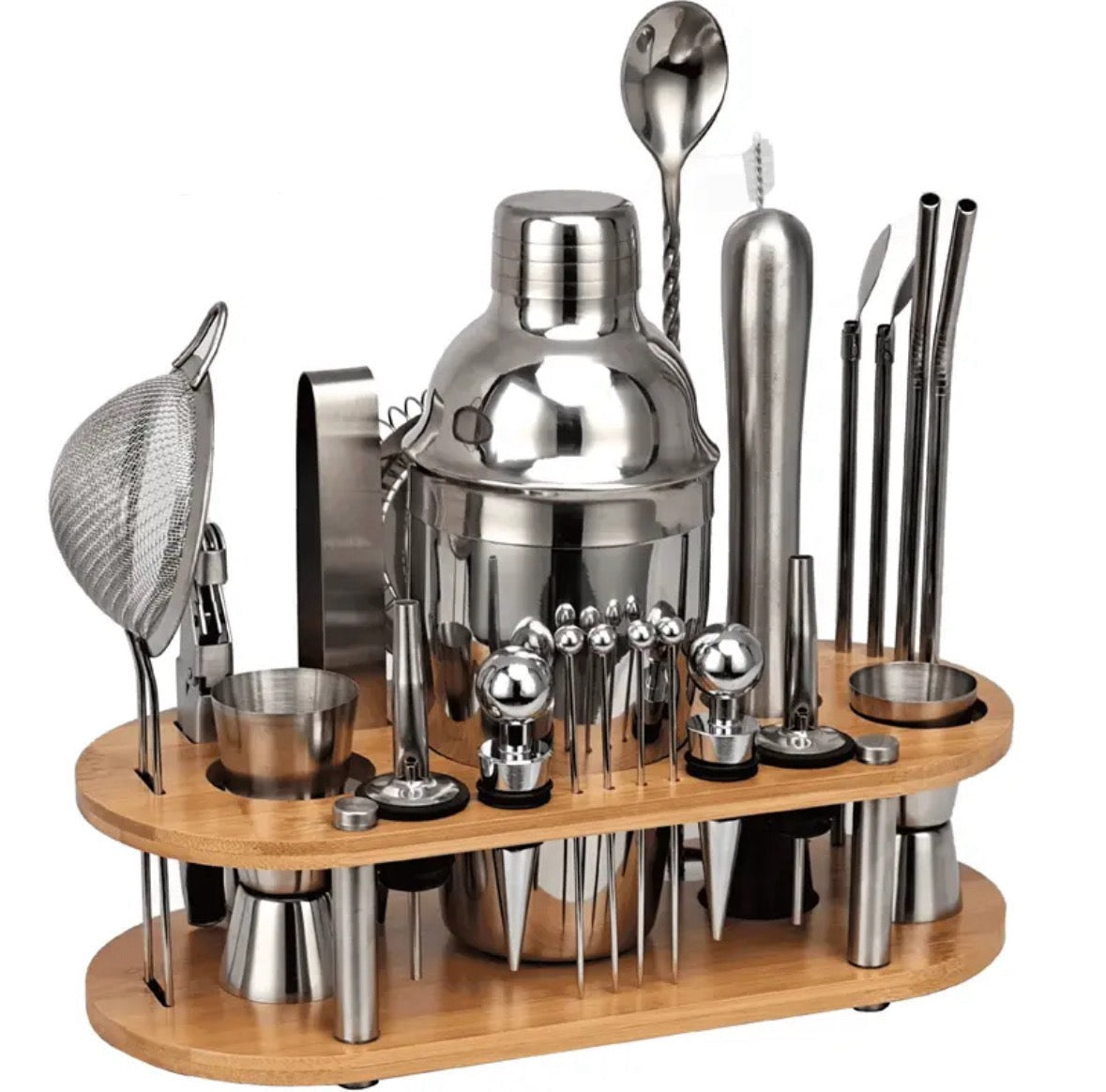 Premium 23-Piece Home Bar Cocktail Set