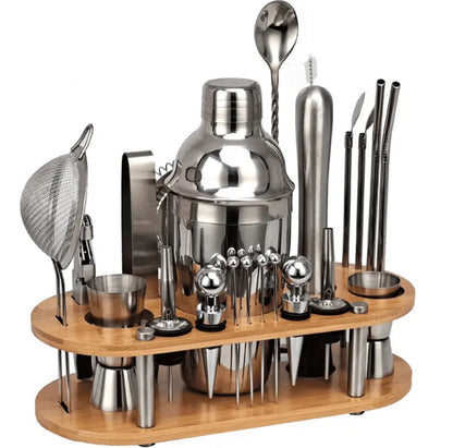 Premium 23-Piece Home Bar Cocktail Set