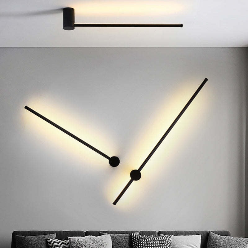 Adjustable Arm Bedside Wall Lamp Modern Metal LED Light