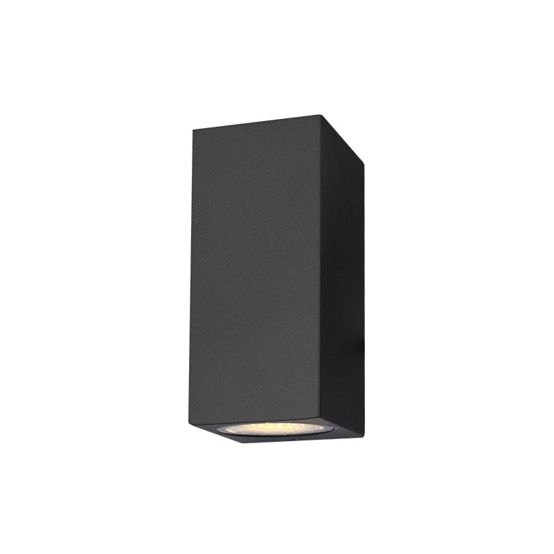 Sleek Black Outdoor LED Wall Sconce - Cofik