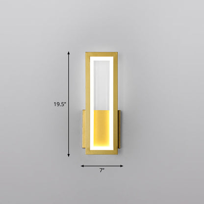 Sleek Modern LED Wall Sconce Light Fixture