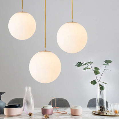 Simple Glass Pendant Ceiling Light Fixture