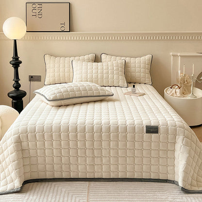 Plush Microfiber Bed Cover