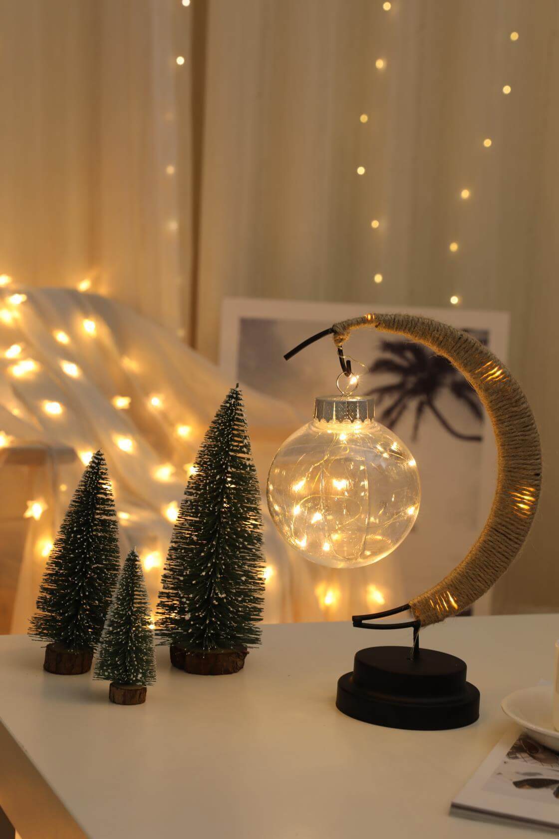 Lovely Heart Shaped LED Moon Lamp